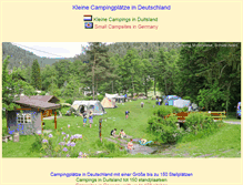 Tablet Screenshot of kleincamp.de